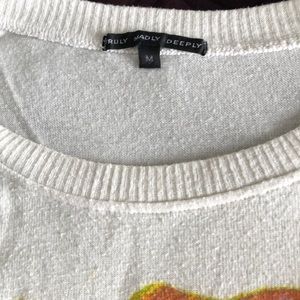 Truly Madly Deeply Sweaters - Truly Madly Deeply cream sweater Truly Madly Deeply Sweaters - Truly Madly Deeply cream sweater